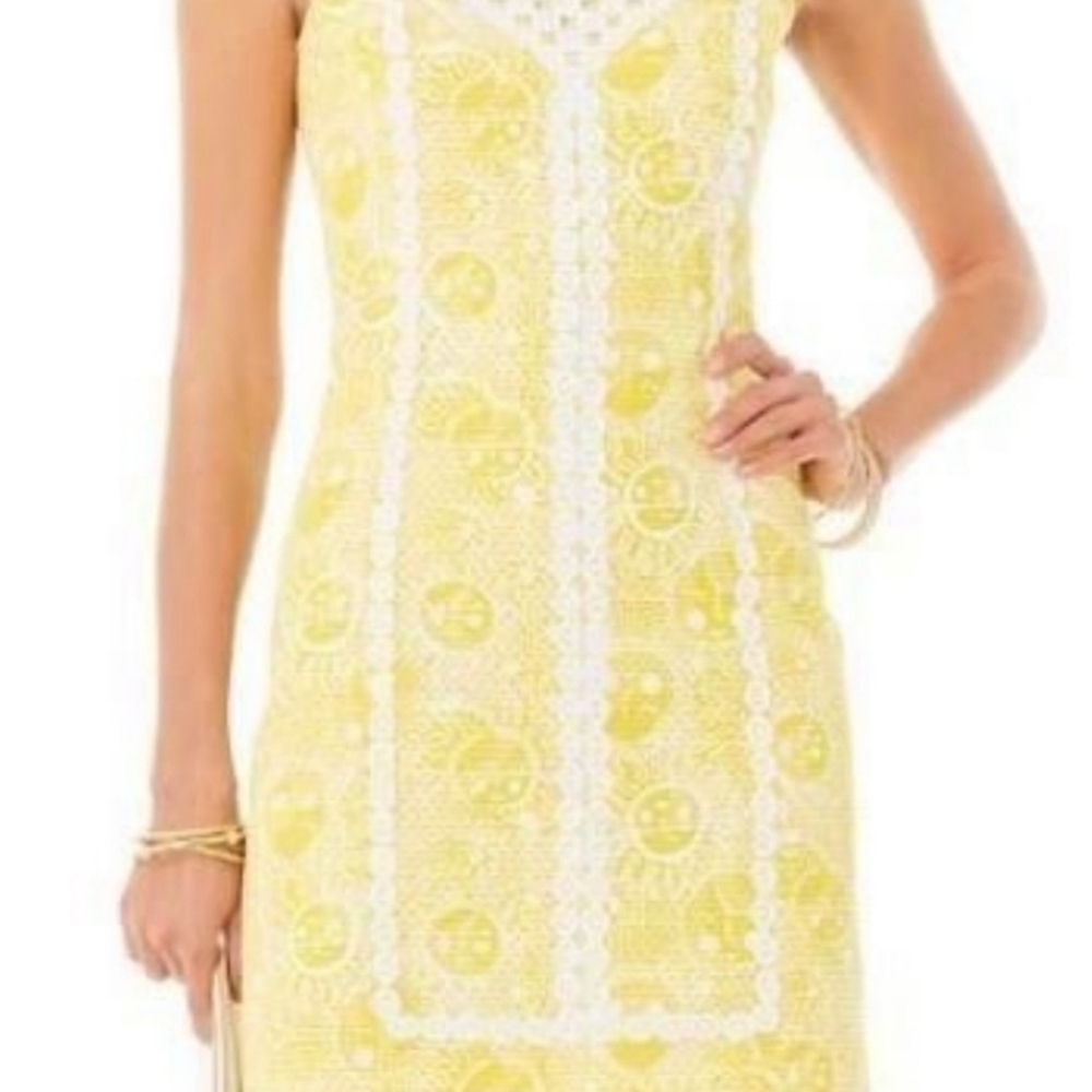 Pre Owned Sun printed Lilly Pulitzer Dress